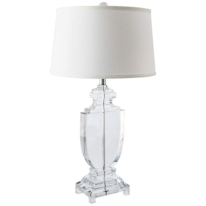 Image 1 Regina Andrew Carr Crystal Flat Urn Table Lamp