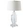 Regina Andrew Carr Crystal Flat Urn Table Lamp