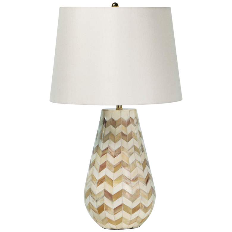 Image 1 Regina Andrew Cassia Chevron Natural Accent Table Lamp