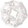 Regina Andrew Cassius 6" High White Geometric Sculpture