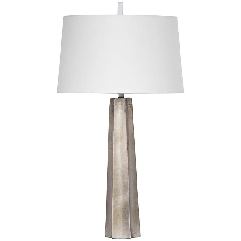 Image 1 Regina Andrew Celine Ambered Silver Leaf Table Lamp