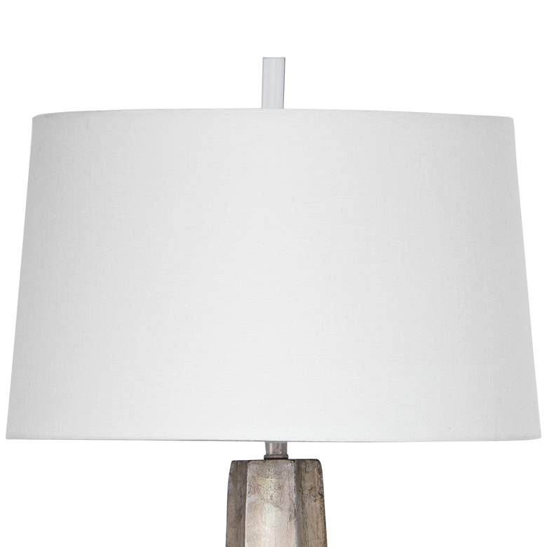 Image 2 Regina Andrew Celine Ambered Silver Leaf Table Lamp more views