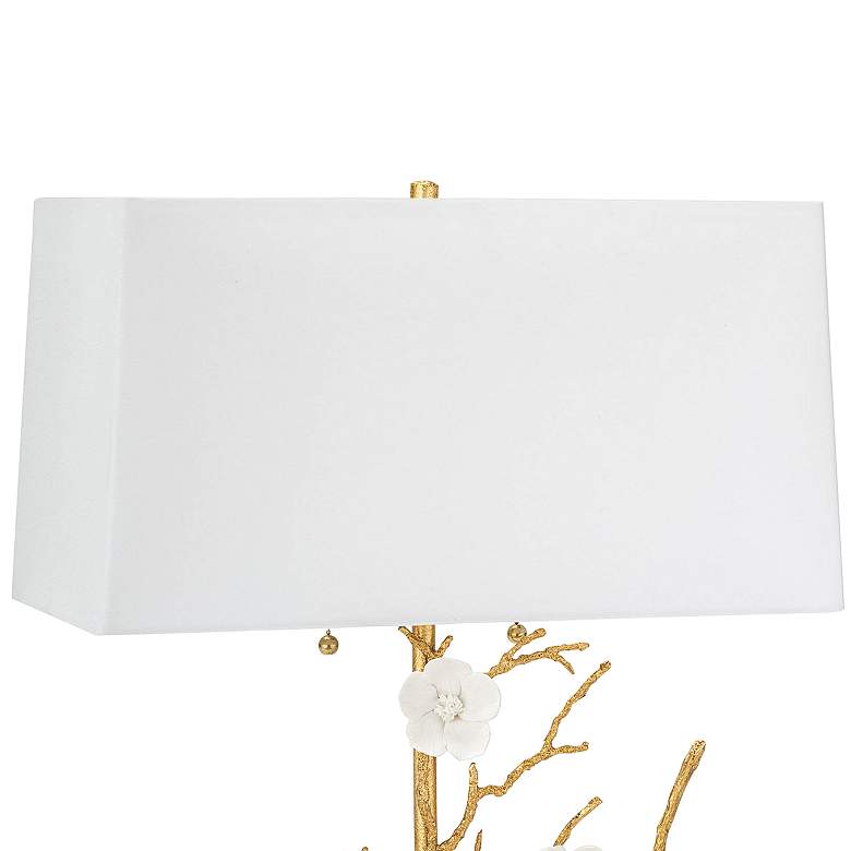 Image 4 Regina Andrew Cherise 24 3/4" Modern Branch and Flower Table Lamp more views