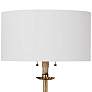 3_Regina Andrew Clove Stem 62" Antique Gold Leaf Floor Lamp more views
