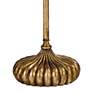 Regina Andrew Clove Stem 62" Antique Gold Leaf Floor Lamp