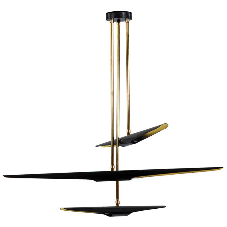 Image 1 Regina Andrew Concorde Chandelier (Black) 24.5 Height