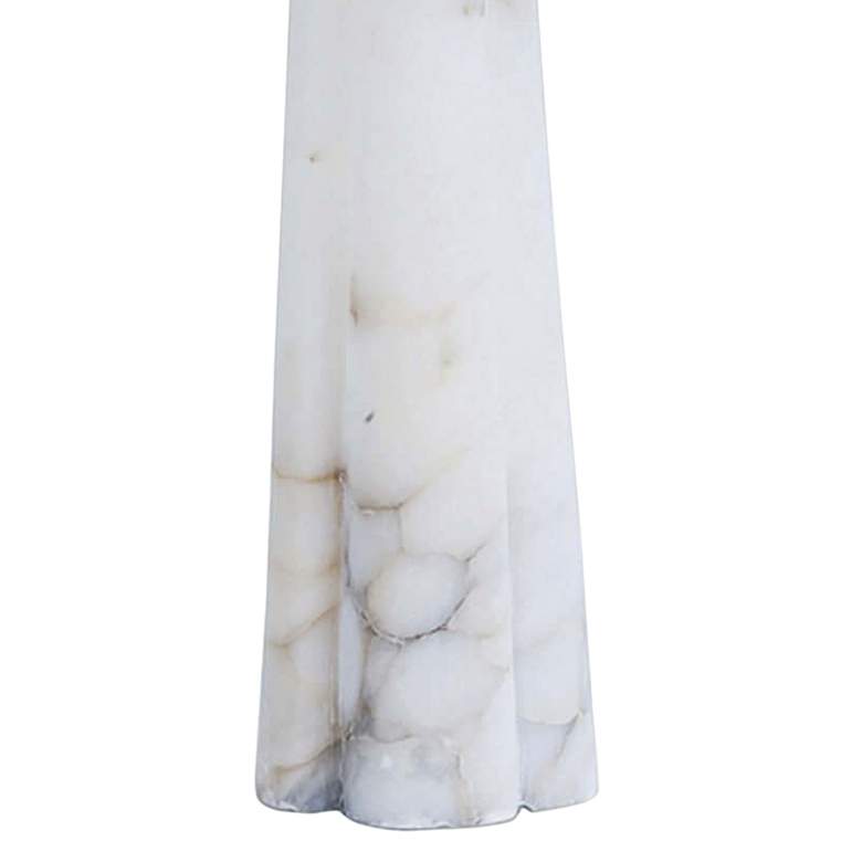 Image 3 Regina Andrew Crabtree 27 1/2" Natural Alabaster Quatrefoil Table Lamp more views