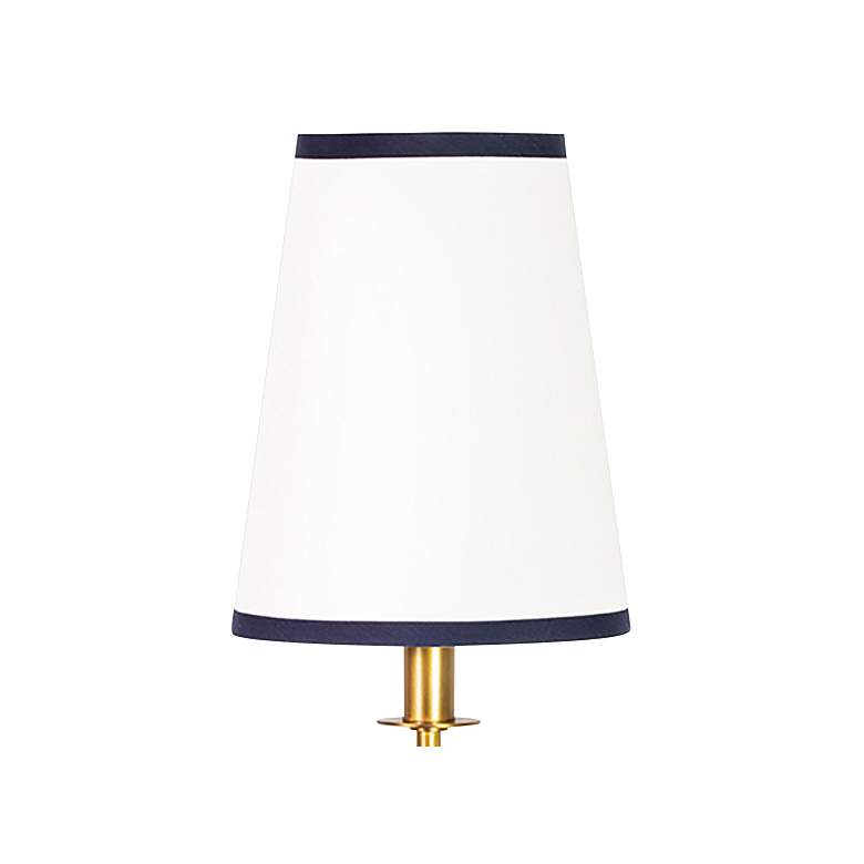 Image 2 Regina Andrew Daisy 28 1/2" Brass and Linen Shade Buffet Table Lamp more views