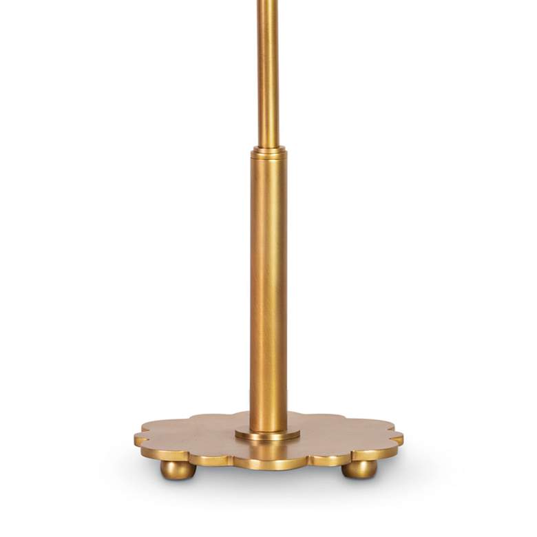 Image 4 Regina Andrew Daisy 28 1/2" Brass and Linen Shade Buffet Table Lamp more views
