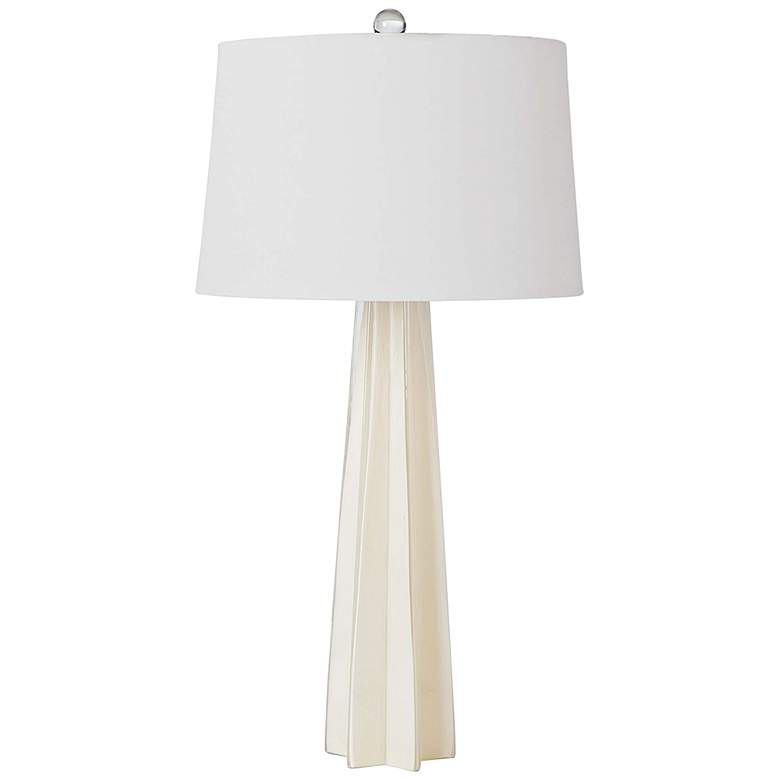 Image 1 Regina Andrew Del Rio White Glass Star Table Lamp