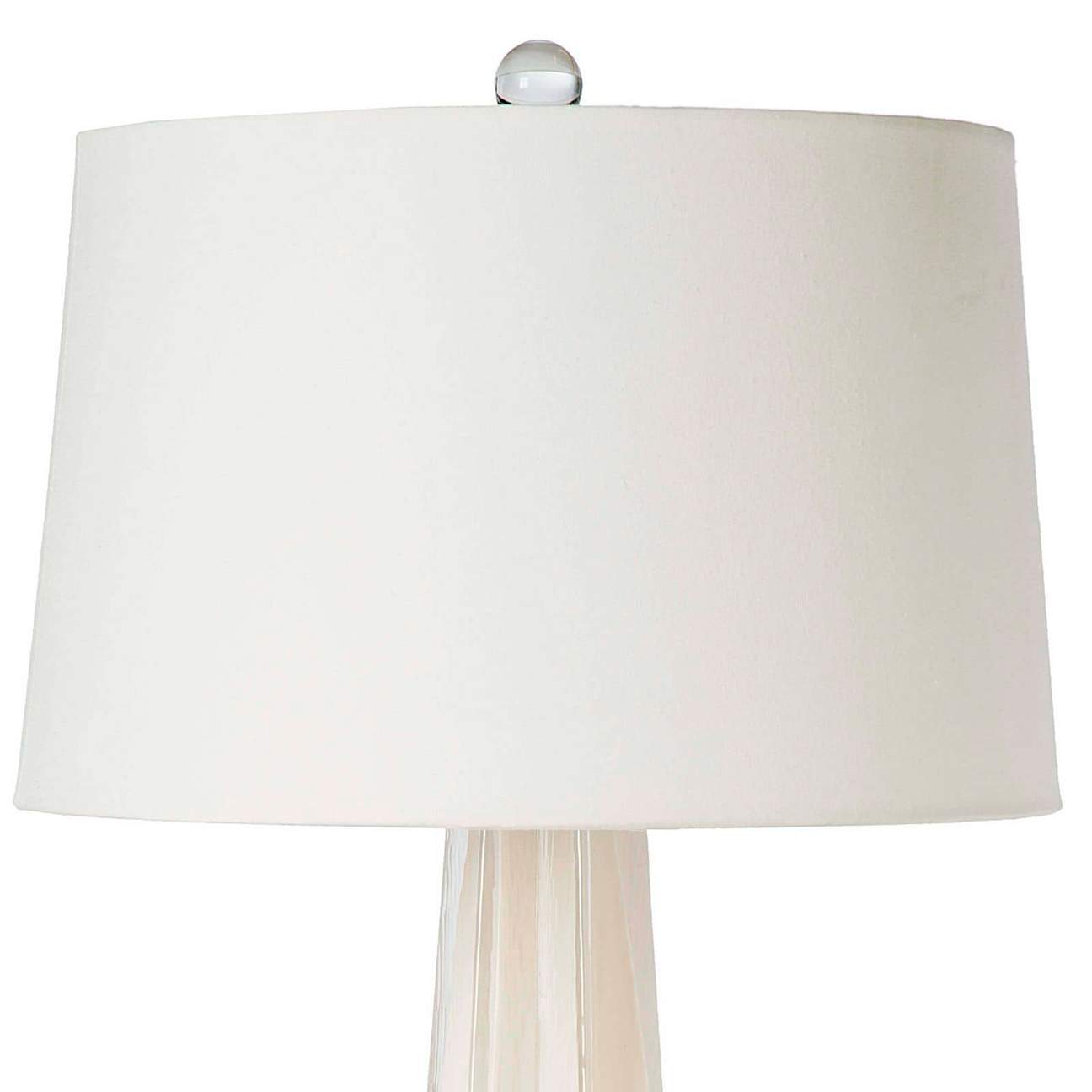 Regina Andrew Del Rio White Glass Star Table Lamp - #37D17 | Lamps Plus