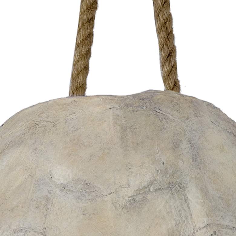 Image 2 Regina Andrew Design 13" High Bleached Turtle Shell Wall Art more views