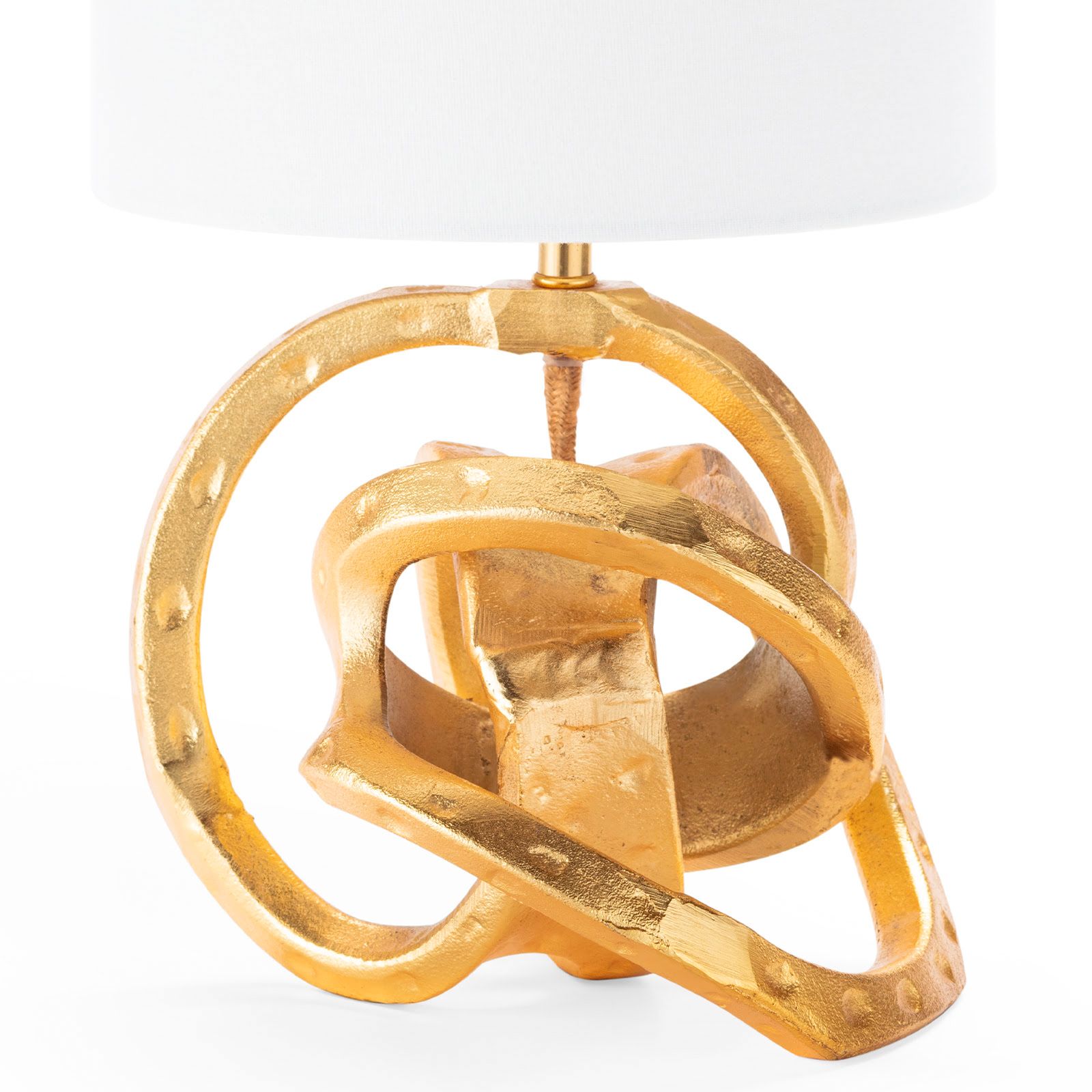 Image 3 Regina Andrew Design 17 1/2" Gold Mini Knot Sculpture Table Lamp more views
