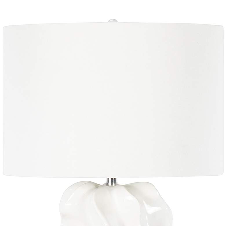 Image 3 Regina Andrew Design 25" High White Sands Ceramic Table Lamp more views