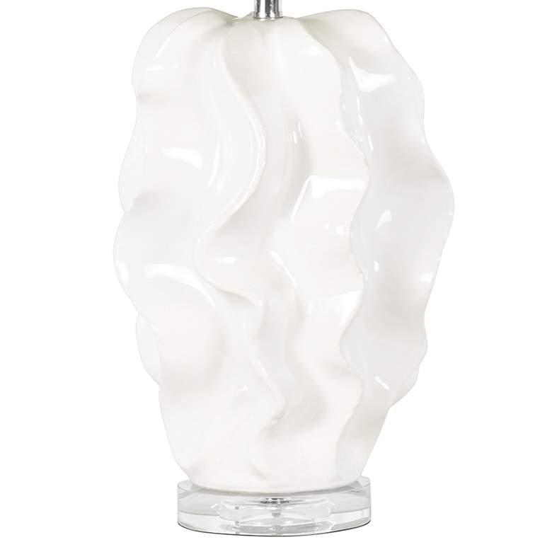 Image 4 Regina Andrew Design 25" High White Sands Ceramic Table Lamp more views