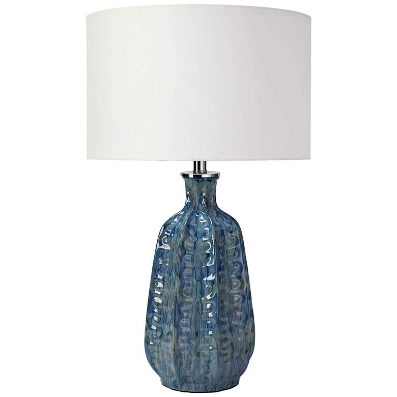 Image 1 Regina Andrew Design 26 3/4" Antigua Blue Ceramic Table Lamp