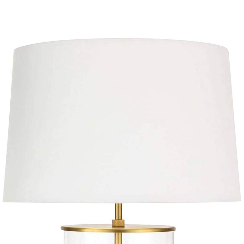 Image 4 Regina Andrew Design 32 inch Magelian Natural Brass and Glass Table Lamp more views