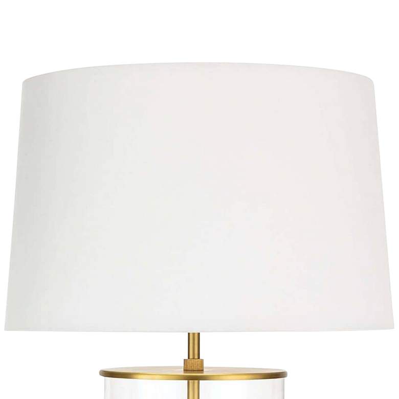 Image 4 Regina Andrew Design 32" Magelian Natural Brass and Glass Table Lamp more views