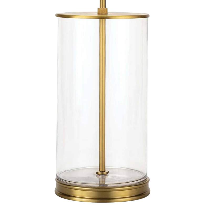 Image 5 Regina Andrew Design 32" Magelian Natural Brass and Glass Table Lamp more views