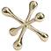 Regina Andrew Design 5"W Small Gold Jack Decorative Object