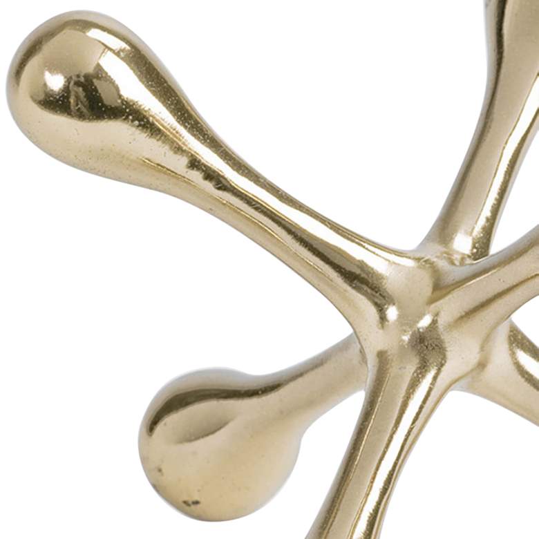 Image 2 Regina Andrew Design 5"W Small Gold Jack Decorative Object more views