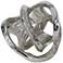 Regina Andrew Design 7"H Nickel Metal Knot Sculpture