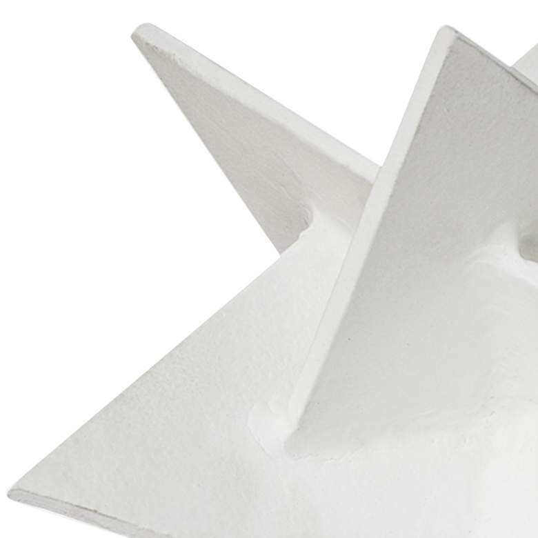 Image 2 Regina Andrew Design 9" High Aluminum Origami Star Sculpture more views