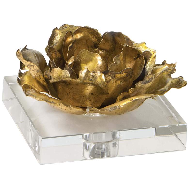 Image 1 Regina Andrew Design Adeline 5 1/4 inchW Gold Steel Sculpture