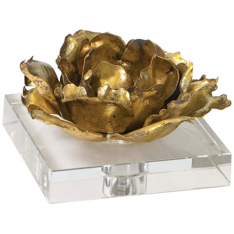 Image 1 Regina Andrew Design Adeline 5 1/4"W Gold Steel Sculpture