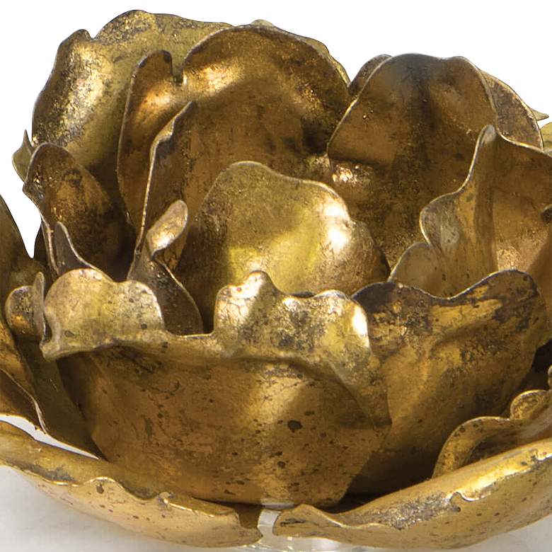 Regina Andrew Design Adeline 5 1/4&quot;W Gold Steel Sculpture more views