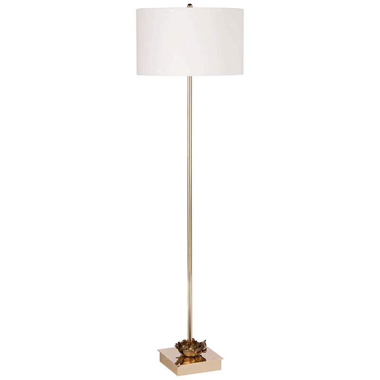 Image 1 Regina Andrew Design Adeline 61 1/2" Antique Gold Metal Floor Lamp