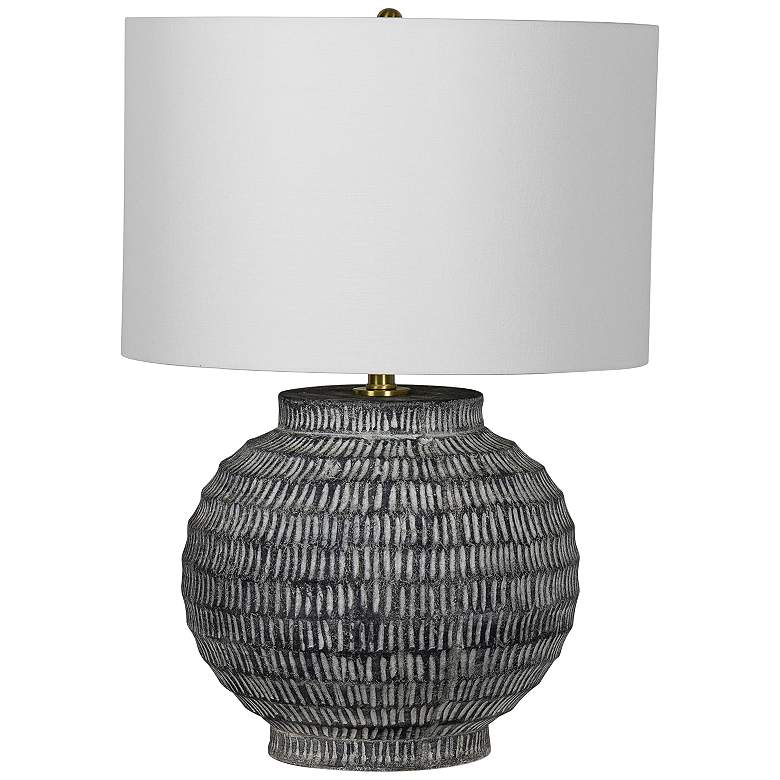 Image 1 Regina Andrew Design Adobe Brown Chisel Ceramic Table Lamp