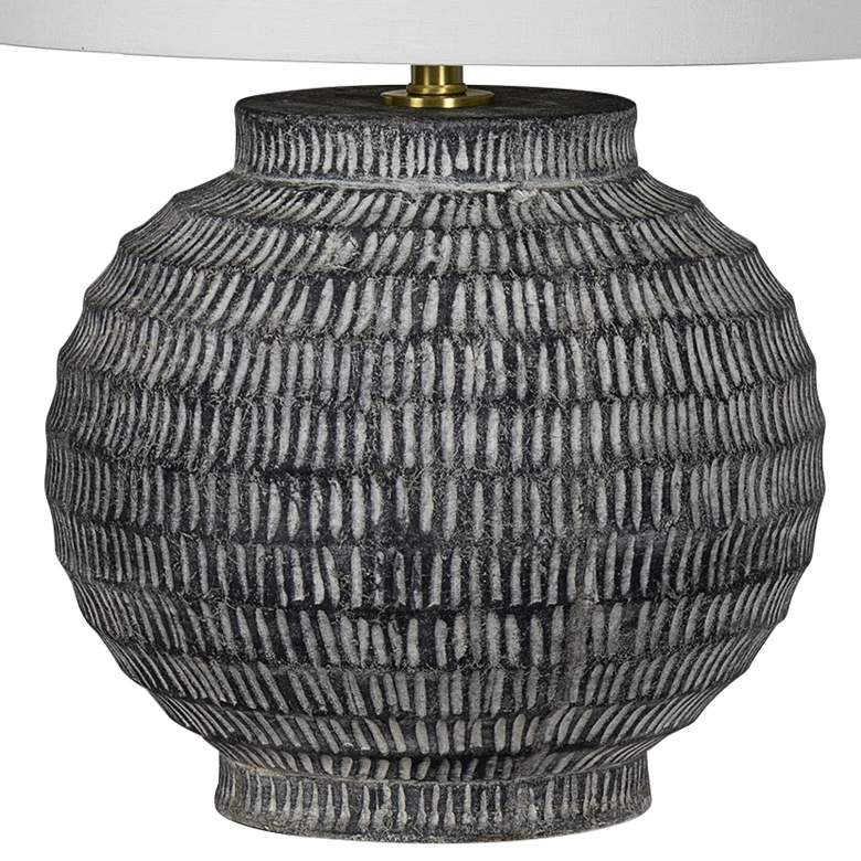 Image 3 Regina Andrew Design Adobe Brown Chisel Ceramic Table Lamp more views