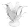 Regina Andrew Design Agave Plant 13"W White Iron Sculpture