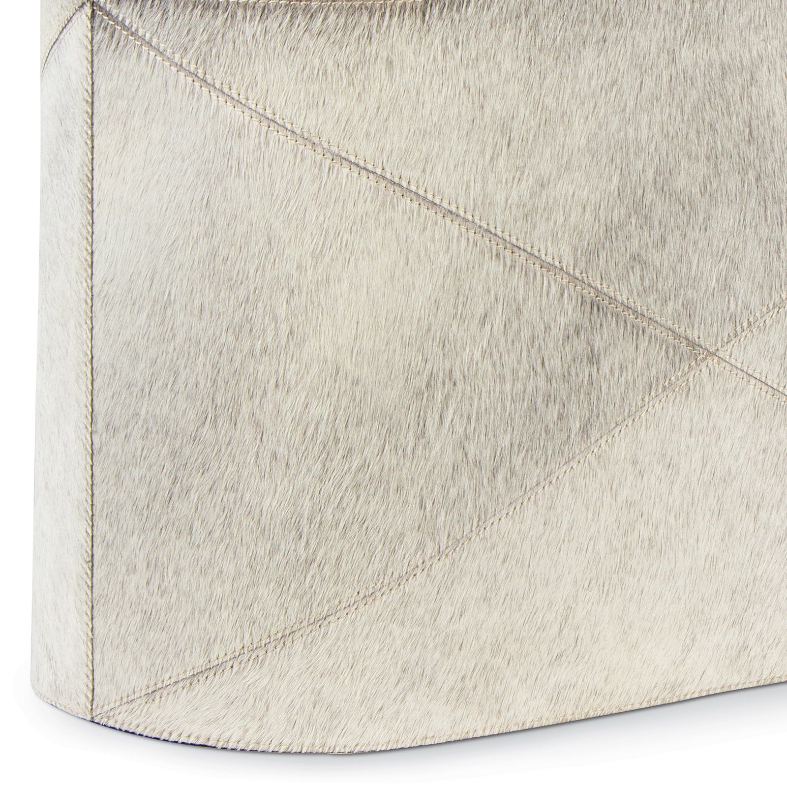 Image 6 Regina Andrew Design Andres Gray Hair on Hide Leather Basket more views