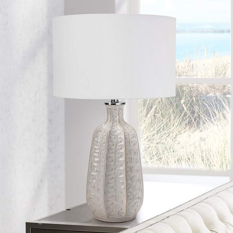Image 1 Regina Andrew Design Antigua Ivory Ceramic Table Lamp