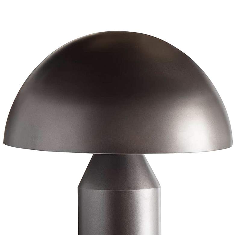 Image 3 Regina Andrew Design Apollo Blackened Iron Mushroom Table Lamp more views