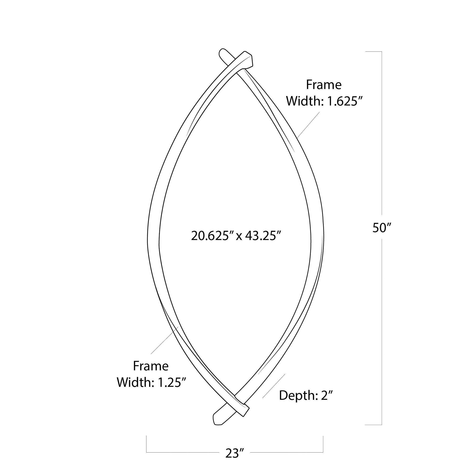 Image 7 Regina Andrew Design Arbre Gold 23" x 50" Wall Mirror more views