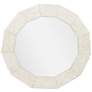 Regina Andrew Design Ares Natural Bone 30" Round Wall Mirror