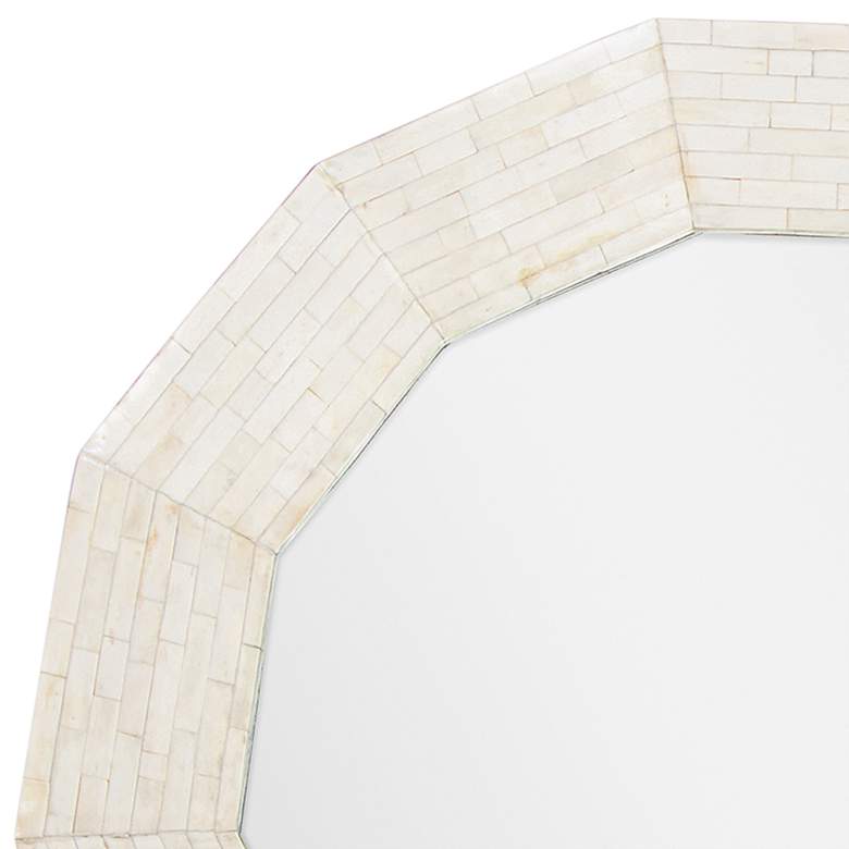 Image 3 Regina Andrew Design Ares Natural Bone 30" Round Wall Mirror more views
