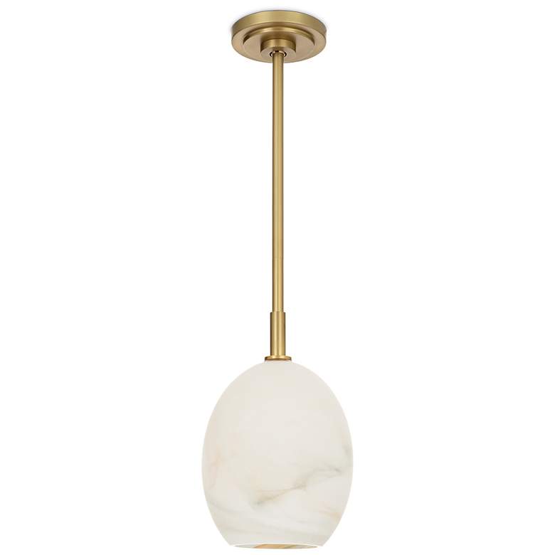 Image 1 Regina Andrew Design Artemis 8"W Natural Brass Mini Pendant