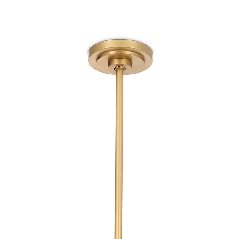 Image 3 Regina Andrew Design Artemis 8"W Natural Brass Mini Pendant more views