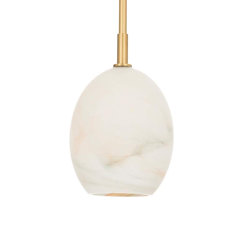 Image 4 Regina Andrew Design Artemis 8"W Natural Brass Mini Pendant more views