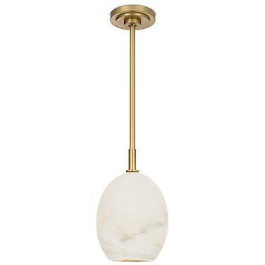 Regina Andrew Design Artemis 8"W Natural Brass Mini Pendant