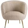 Regina Andrew Design Beretta Cappuccino Leather Club Chair