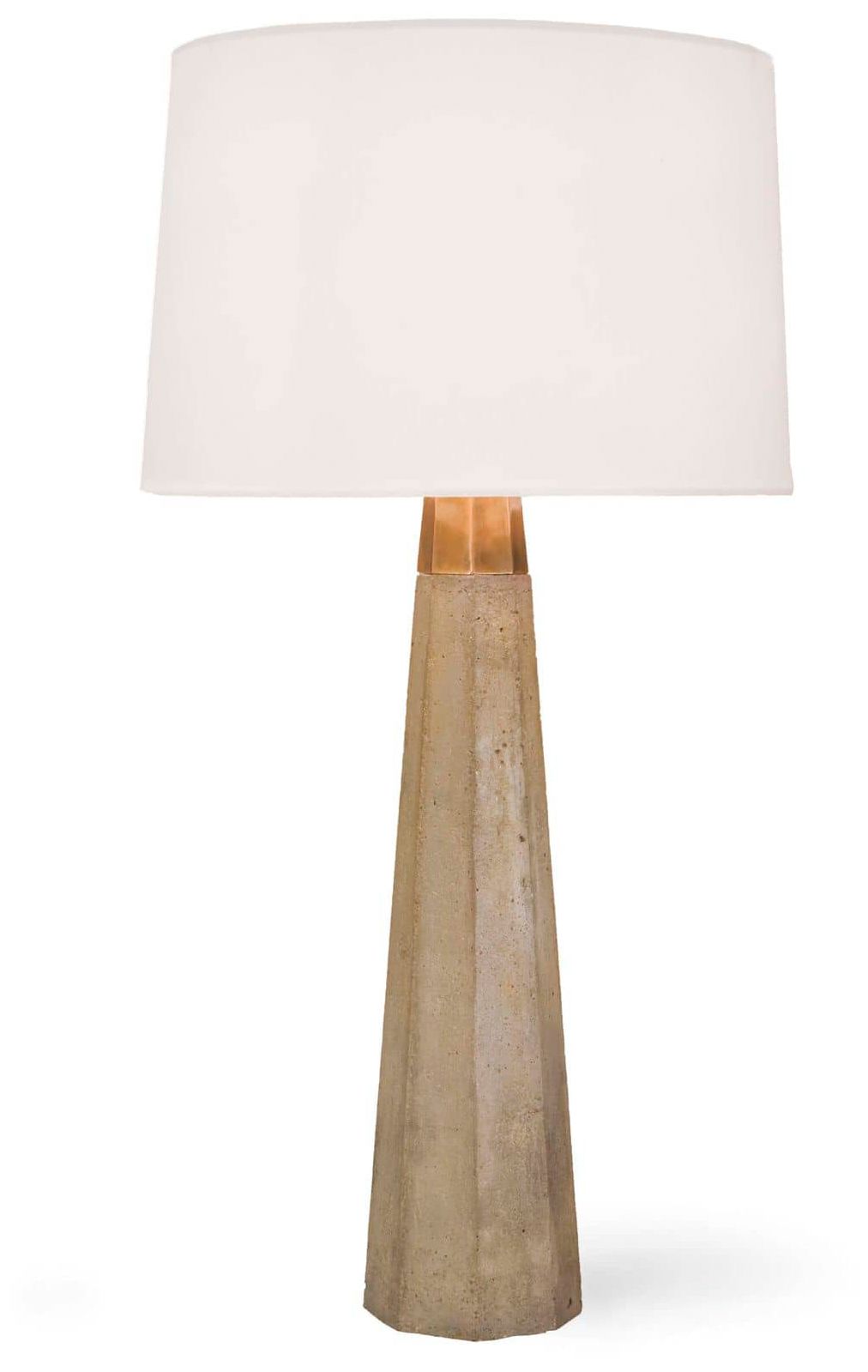 Regina Andrew Design Beretta Concrete and Brass Table Lamp