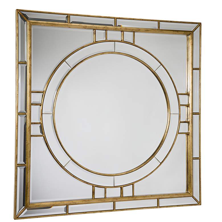 Image 1 Regina Andrew Design Beveled Gold 36 inch Square Wall Mirror