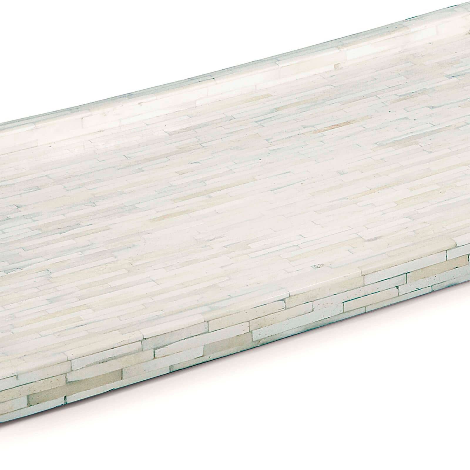 Image 5 Regina Andrew Design Bone and Nickel-Handle Serving Tray more views