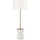 Regina Andrew Design Bruno 60 1/2" White Plaster Modern Floor Lamp