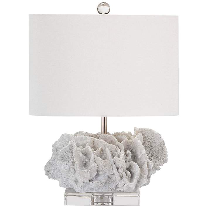 White Faux Coral Decoration, CP Lighting & Interior